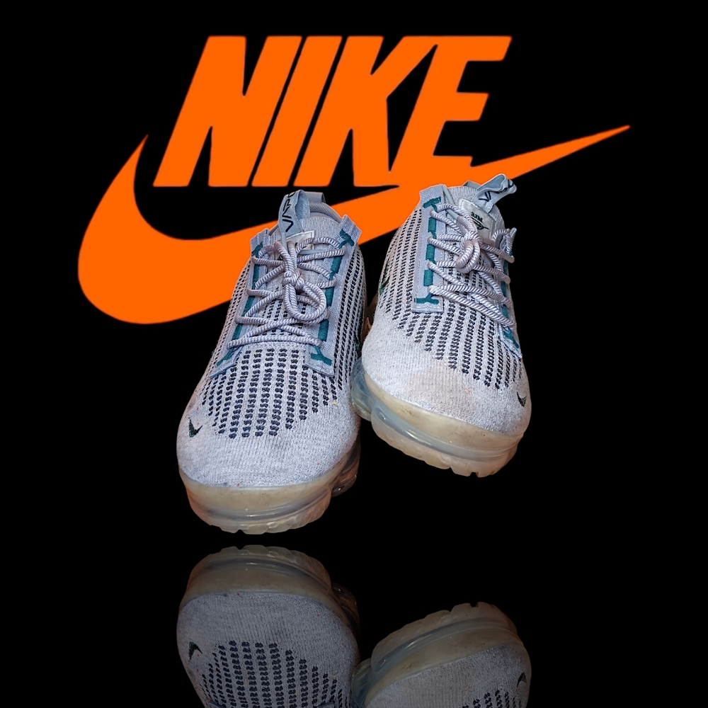 Nike Air Vapormax 2021 FK SE Light Bone Teal Phantom DN3074-001 Men's 10.5 VGUC